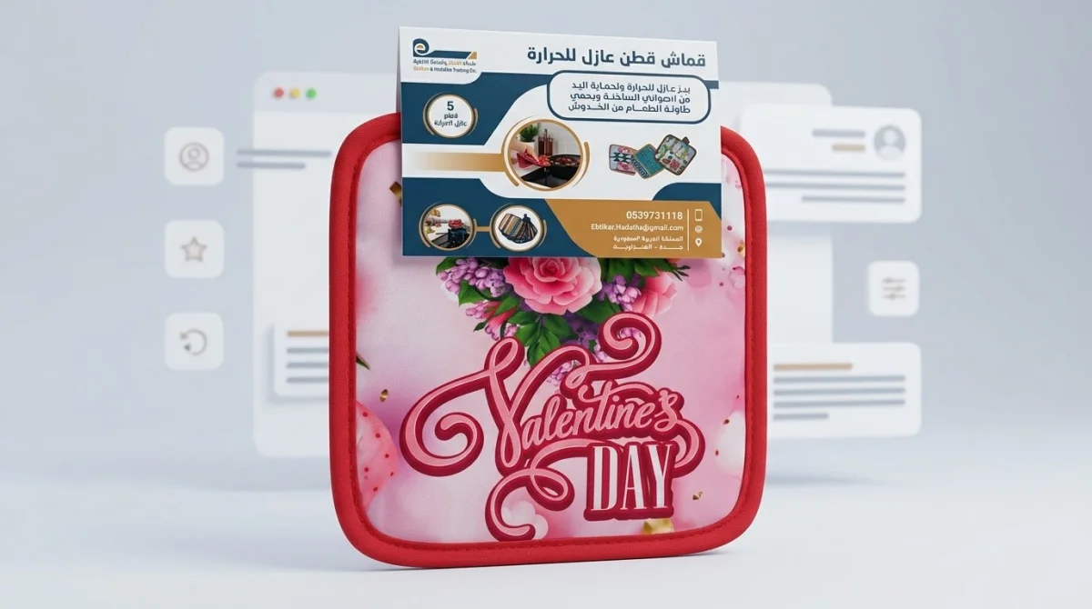 بيز قماش قطن عازل للحرارة لحماية اليد والصواني الساخنة (موديل BZ-513) - EH-BZ513 بالجملة